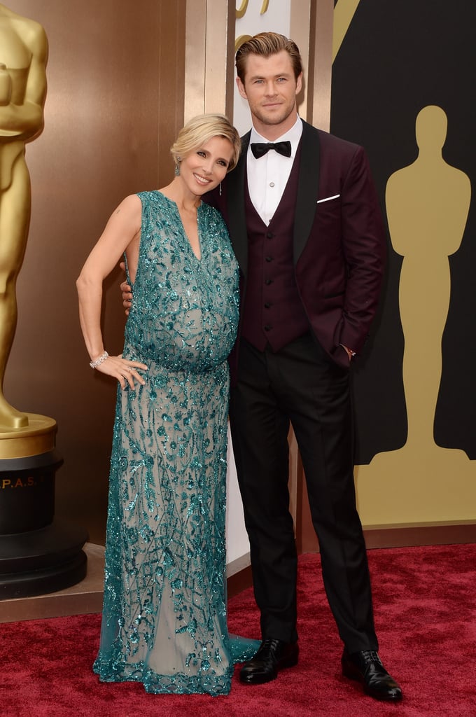 Chris Hemsworth and Elsa Pataky at the Oscars 2014