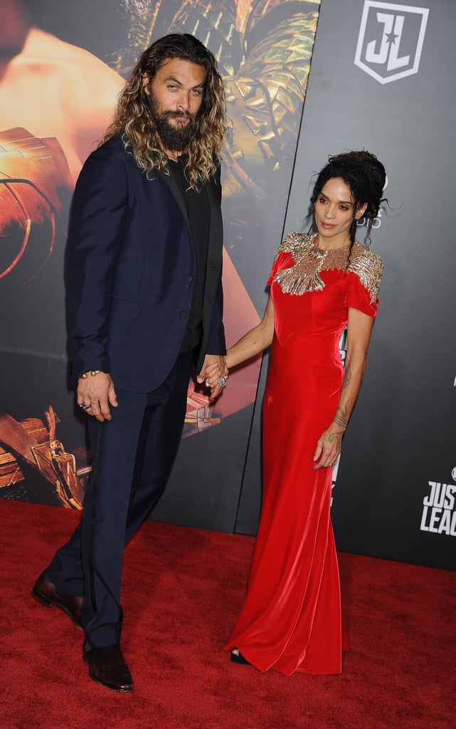 Jason Momoa and Lisa Bonet at Justice League Premiere 2017
