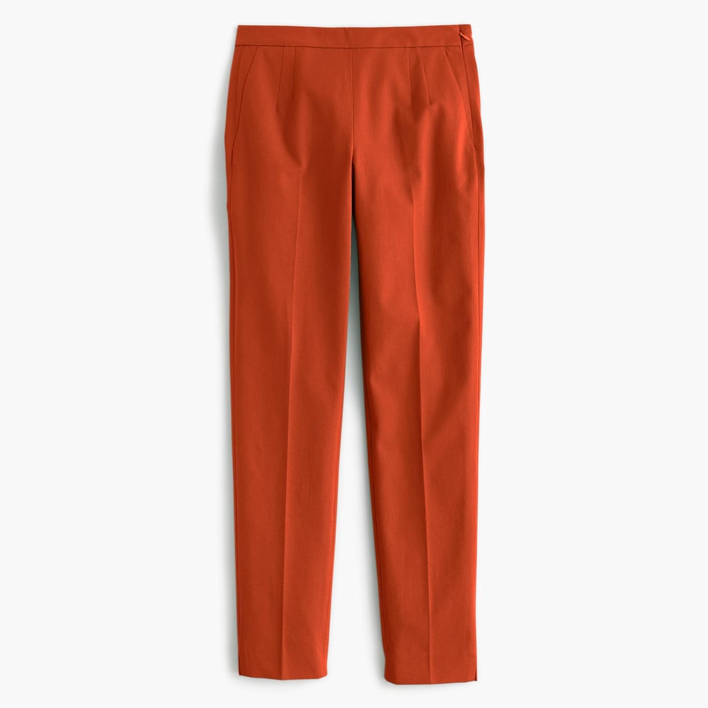 j crew red pants
