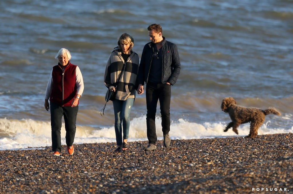 Taylor Swift and Tom Hiddleston With His Mom in the UK