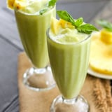 Pineapple, Basil, and Almond Milk Tropical Smoothie Recipe