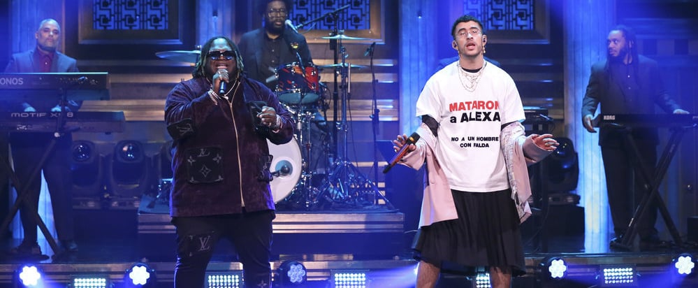 Bad Bunny's Message at The Tonight Show With Jimmy Fallon