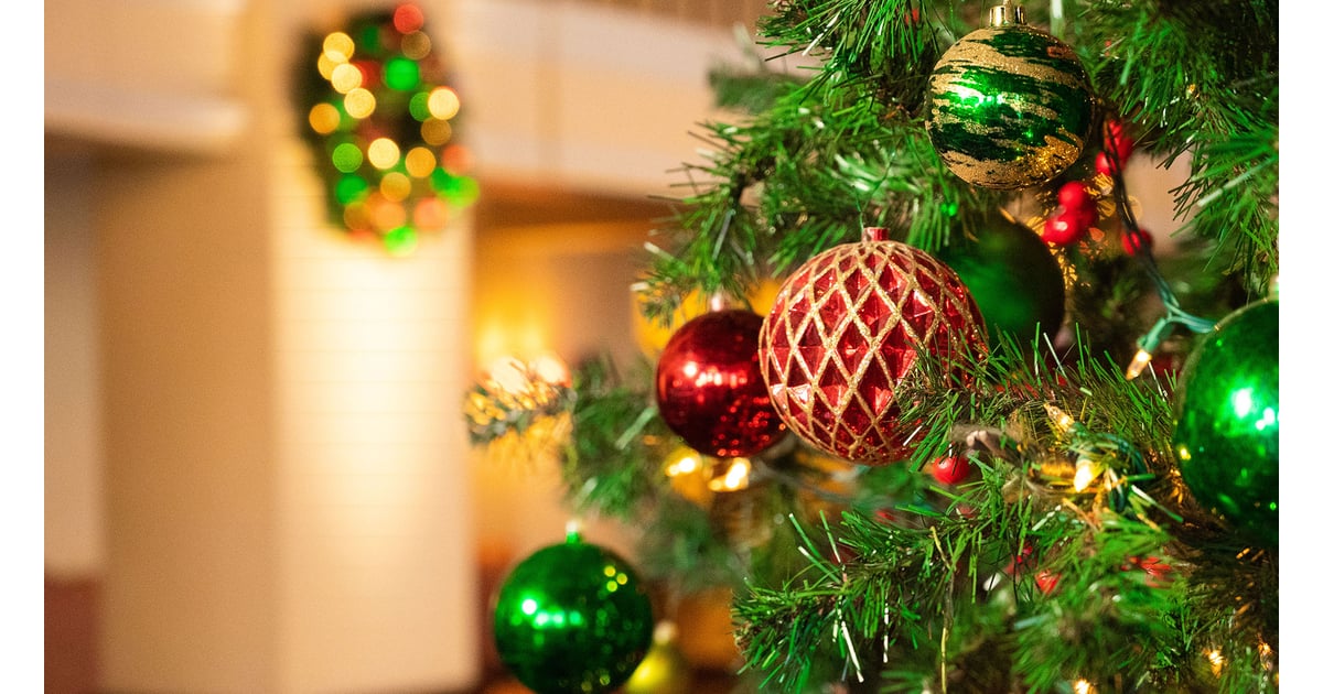 Red and Green Ornaments Zoom Background | Download Free Christmas Zoom Backgrounds | POPSUGAR ...