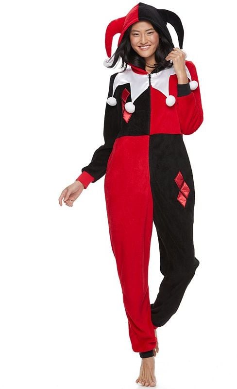 DC Comics Harley Quinn One-Piece Pajamas