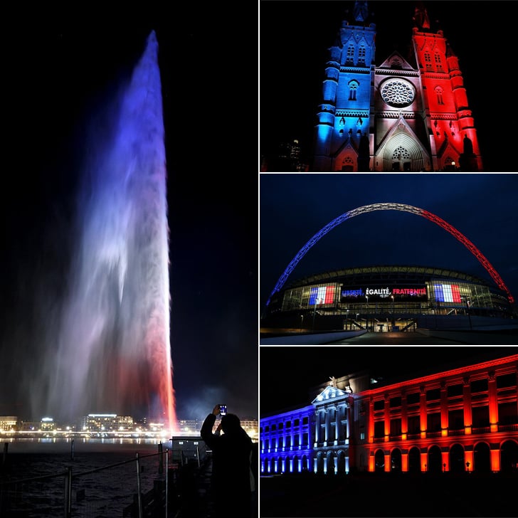 Cities Showing Their Support For Paris