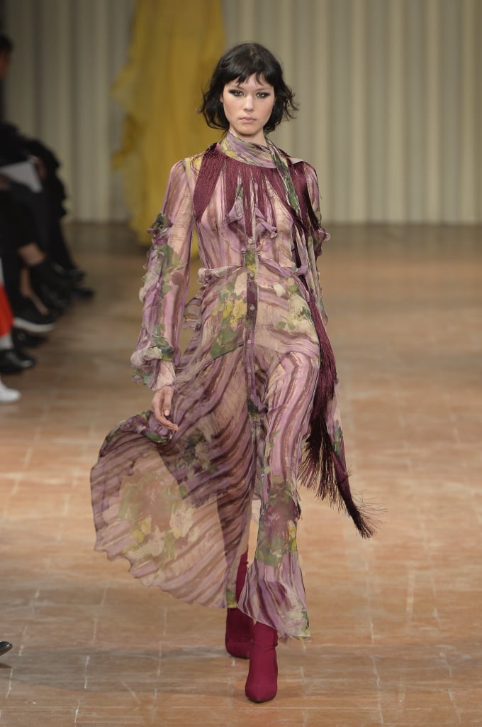 We can picture Amal with such a glow, slipping into this ethereal number to flaunt her new baby bump.
