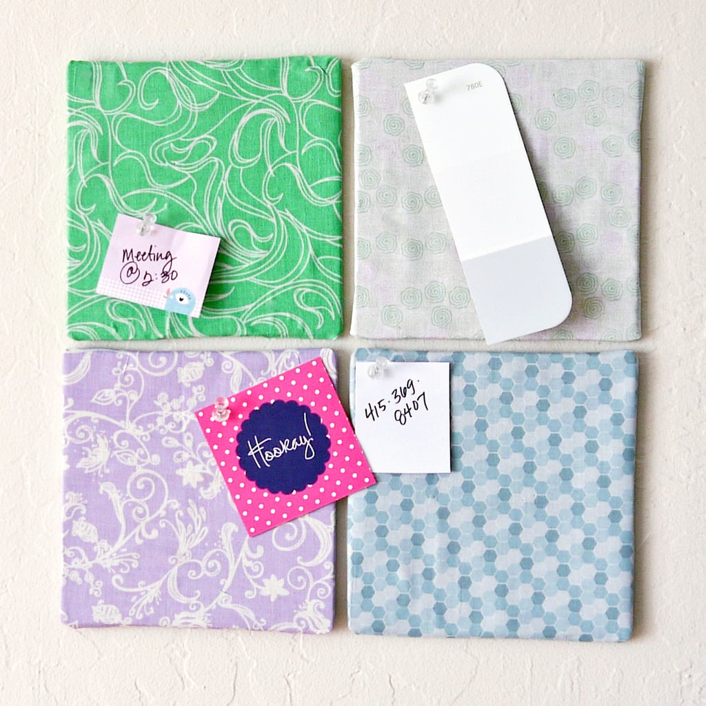 Fabric Cork Board DIY Gifts For College Students POPSUGAR Smart