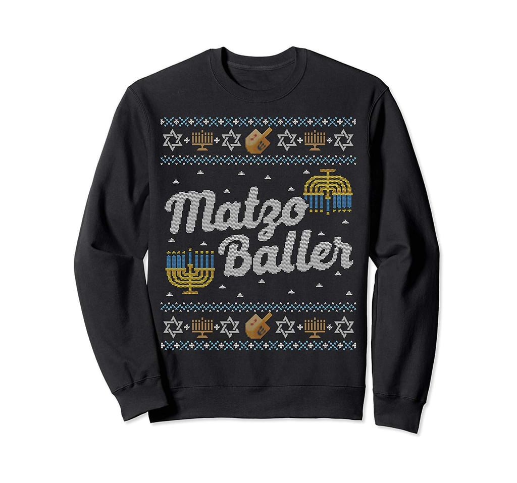Funny Ugly Hanukkah Sweater — Matzo Baller