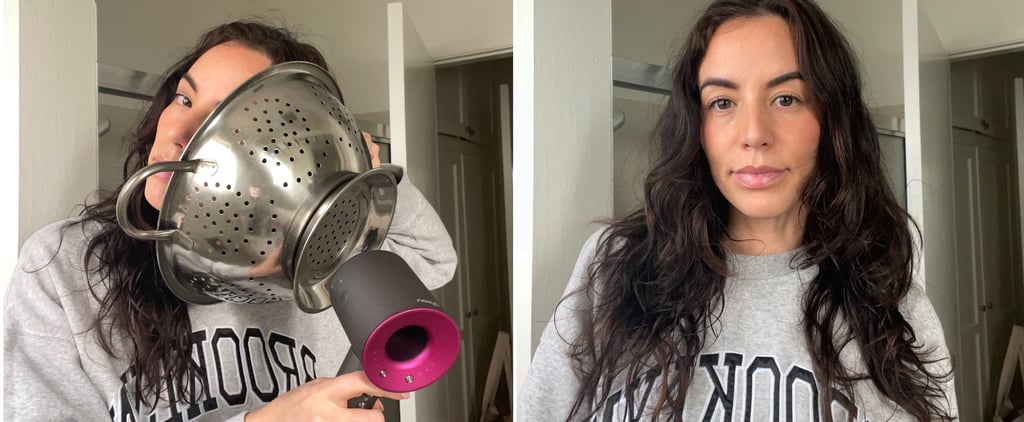I Used a Pasta-Strainer-as-Hair-Diffuser Hack: See Photos