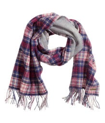 H&M Wool Plaid Scarf