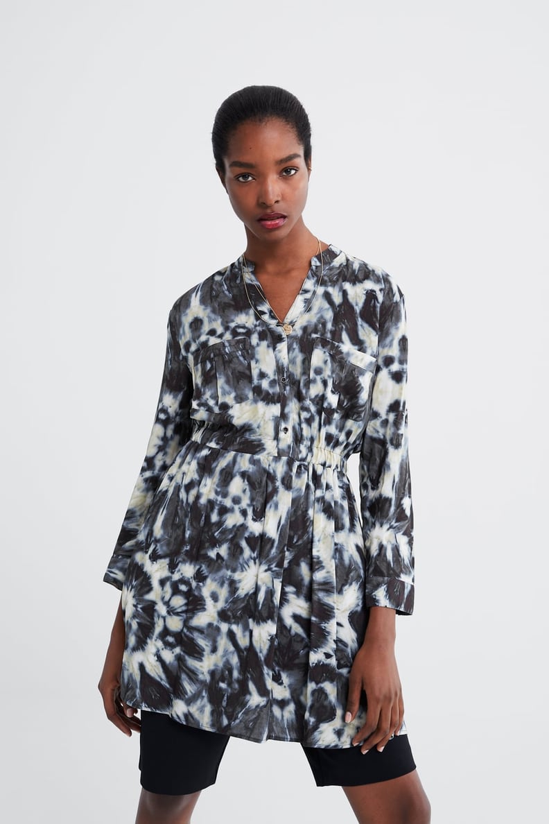 Zara Tie Dye Printed Dress