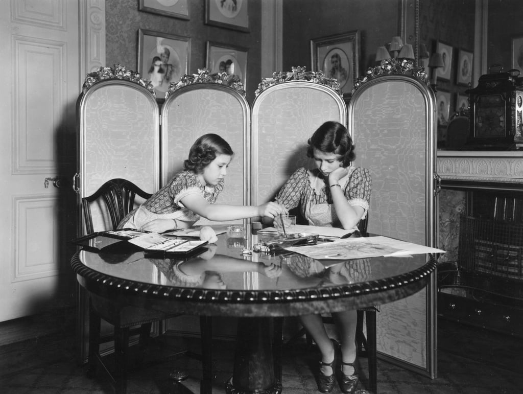 Princess Elizabeth and Princess Margaret, Windsor Castle