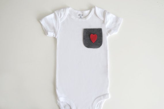 Valentine's Day onesie