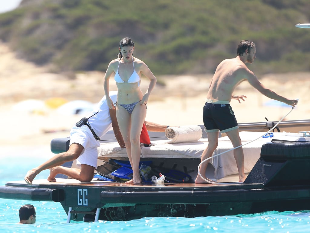 Anne Hathaway and Adam Shulman Spain Vacation August 2015