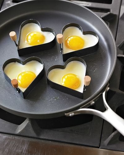 Heart-Shaped Egg Rings Heart-Shaped Egg Rings