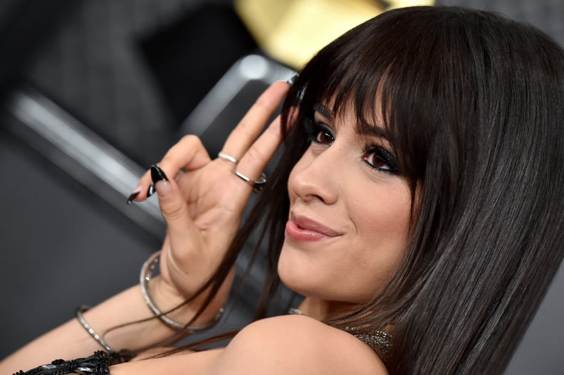 Camila Cabello's Black French Manicure at the 2020 Grammy Awards