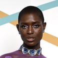 Jodie Turner-Smith Glistens With Crystal Makeup at the 2023 BAFTAs