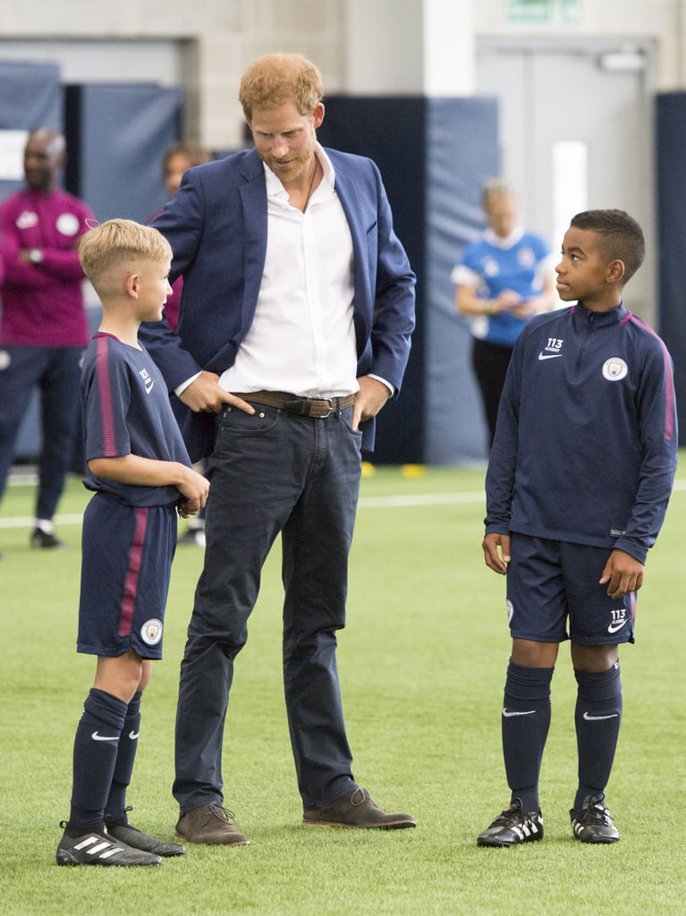 Prince Harry in Manchester, England, September 2017