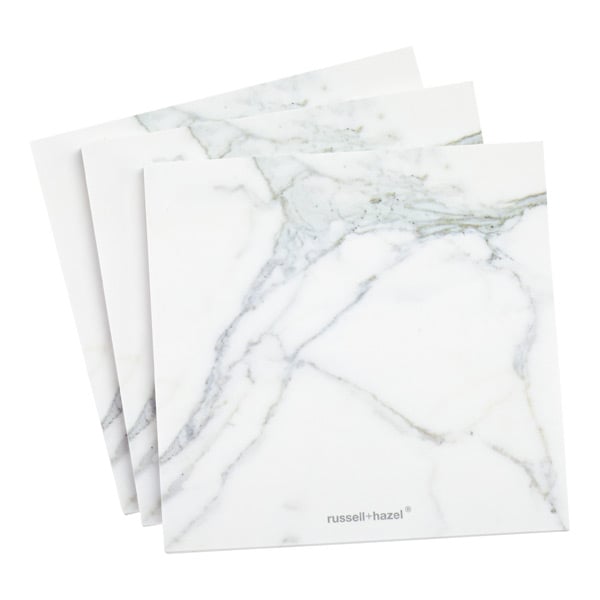 Russell Hazel Marble Memo Adhesive Notes