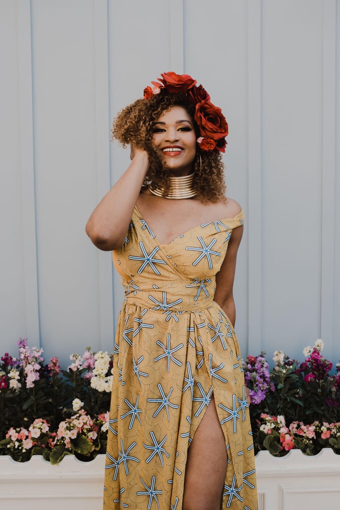 Belle The African Printcess Women Dress Up As Disney Princesses In African Prints Popsugar 