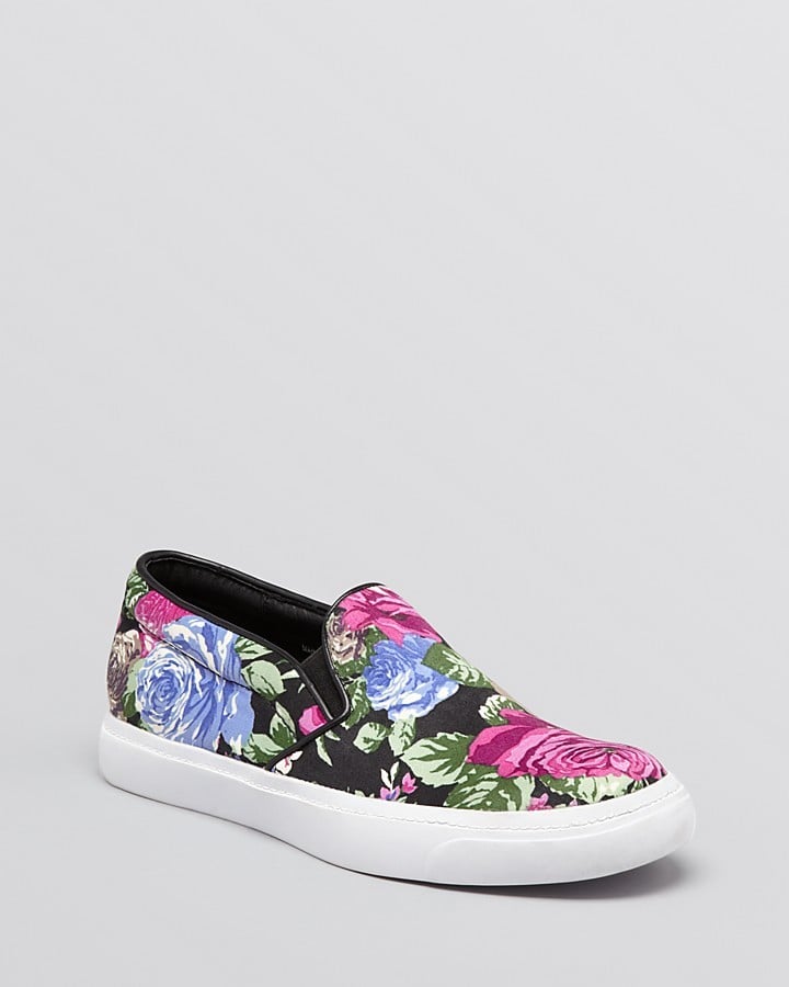flower slip on sneakers