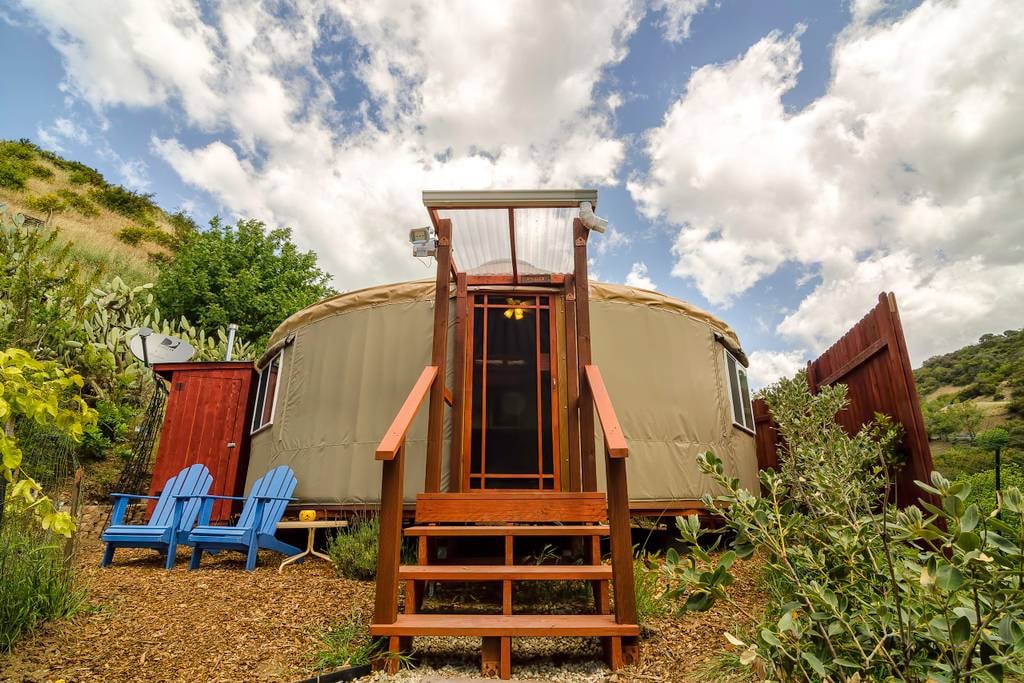 Malibu Farm Yurt on Airbnb POPSUGAR Smart Living