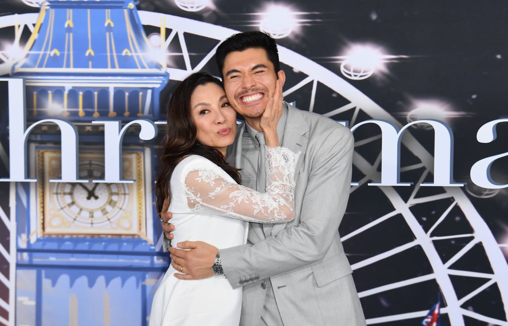 Michelle Yeoh and Henry Golding at the Last Christmas Premiere