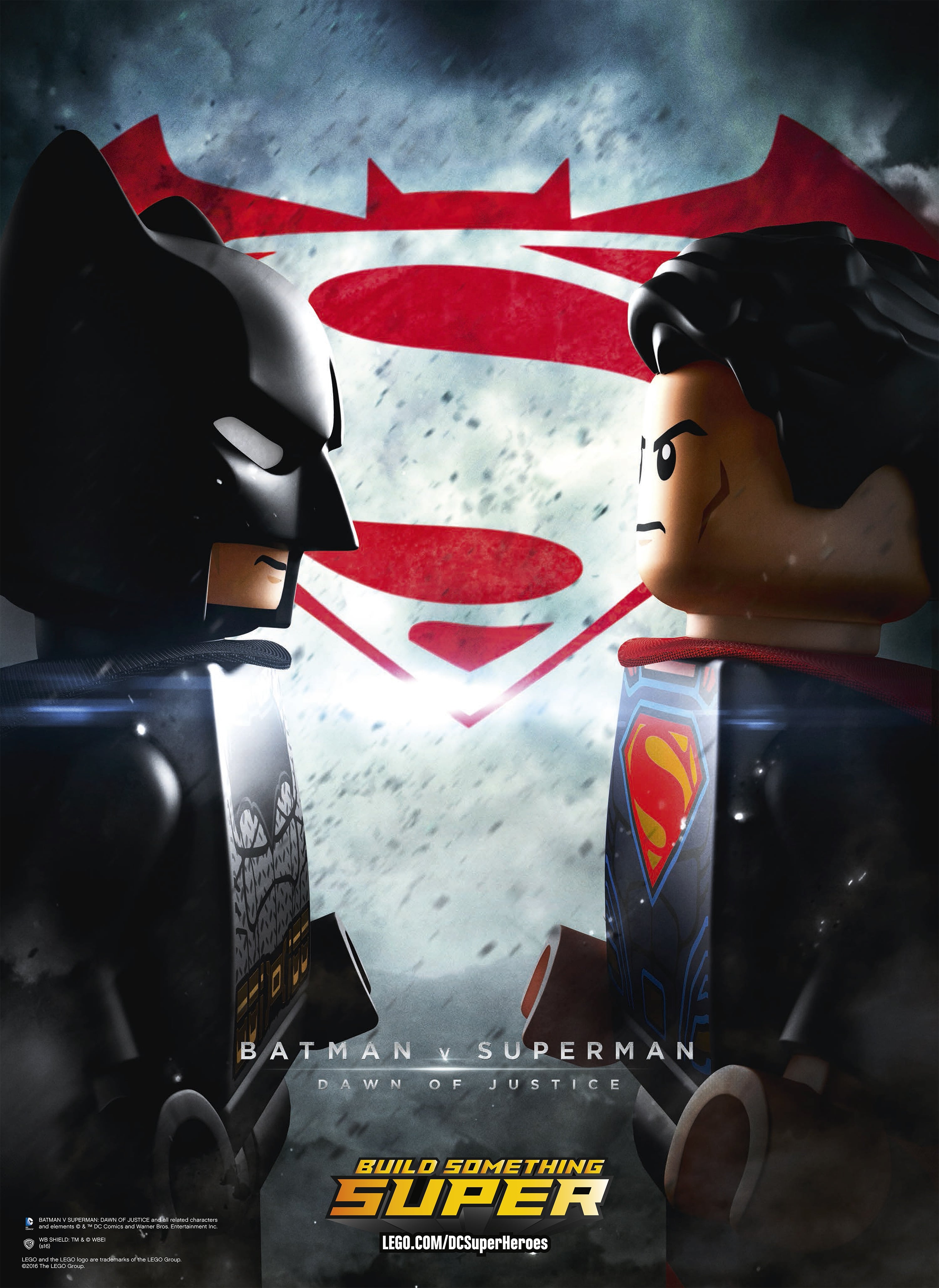 Batman Superman Lego Poster |