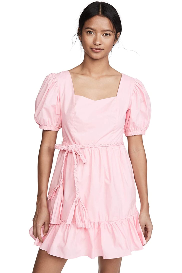 English Factory Puff Sleeve Mini Dress 