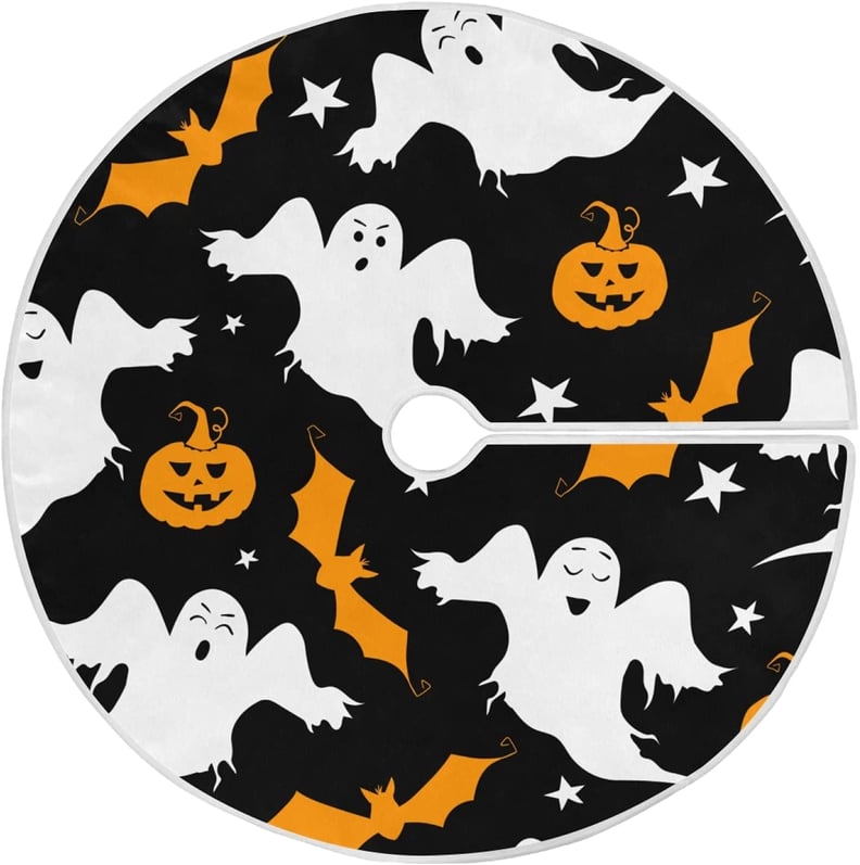 Aflyko Ghost, Bat, and Pumpkin Tree Skirt