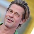 Brad Pitt Jokingly Threatens to Do Interview Shirtless Before Showing Some Quick Skin