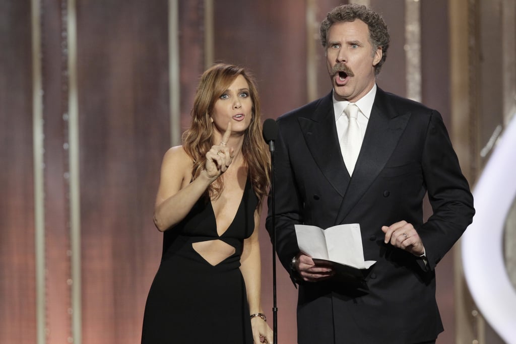 Kristen Wiig and Will Ferrell had a hilarious bit where they pretended to have not seen any of the movies nominated for best supporting actress in a comedy or musical.
Kristen Wiig and Will Ferrell had a hilarious bit where they pretended to have not seen any of the movies nominated for best supporting actress in a comedy or musical.