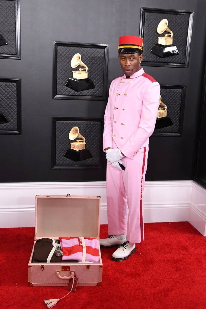 Tyler the Creator's Bellhop Outfit at the Grammys