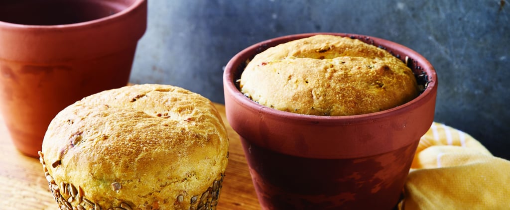 Herb and Veggie Flowerpot Bread