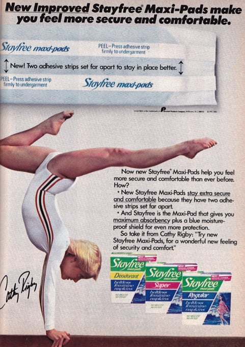 I have a feeling Olympic gymnasts don't wear pads . . .