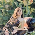 Lily Collins's '80s-Inspired Golden Globes Gown Actually Has a Sexy Side Cutout