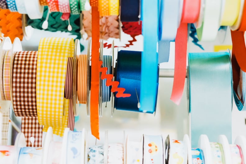 Use a Paper Towel Holder For Ribbon