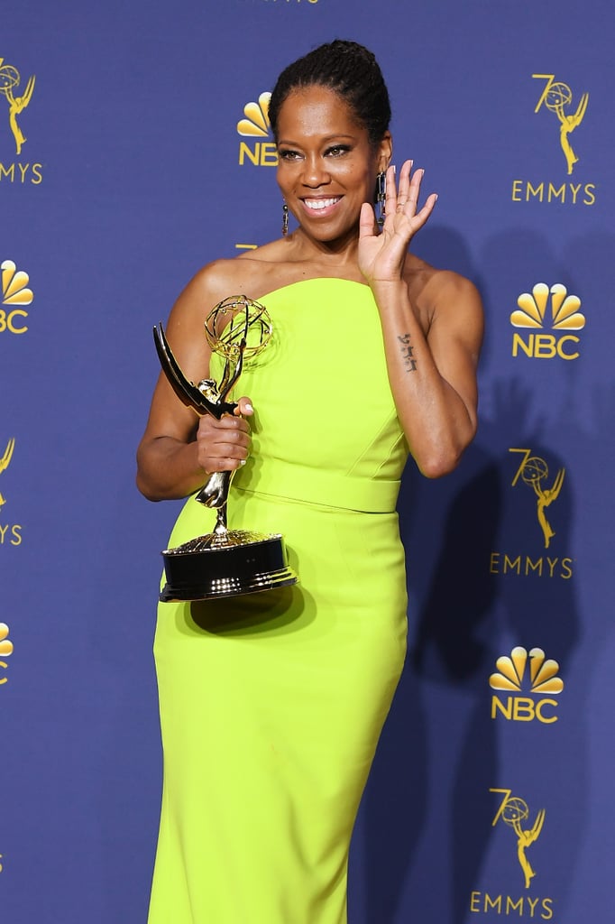 Regina King at the 2018 Emmy Awards