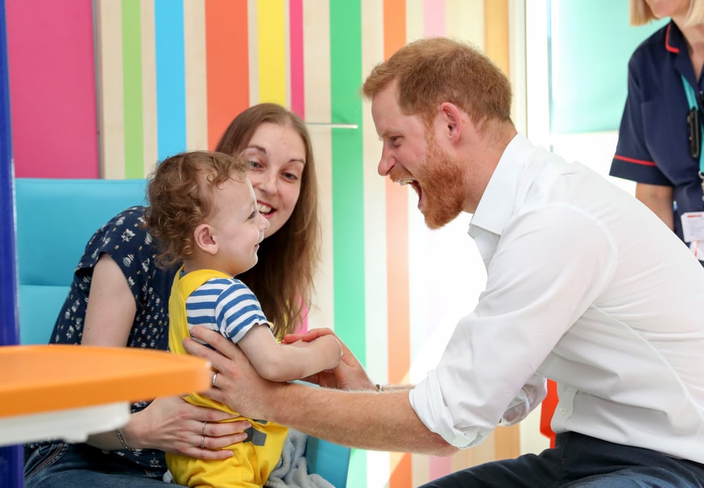 Prince Harry at Sheffield Children’s Hospital July 2019