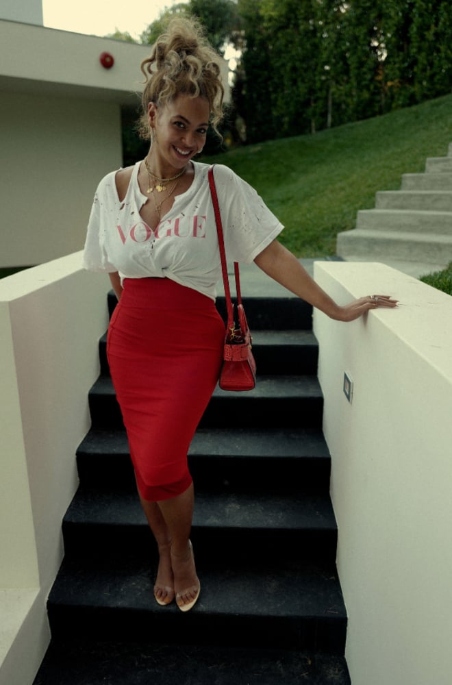 Beyonce Wearing Clear Heels