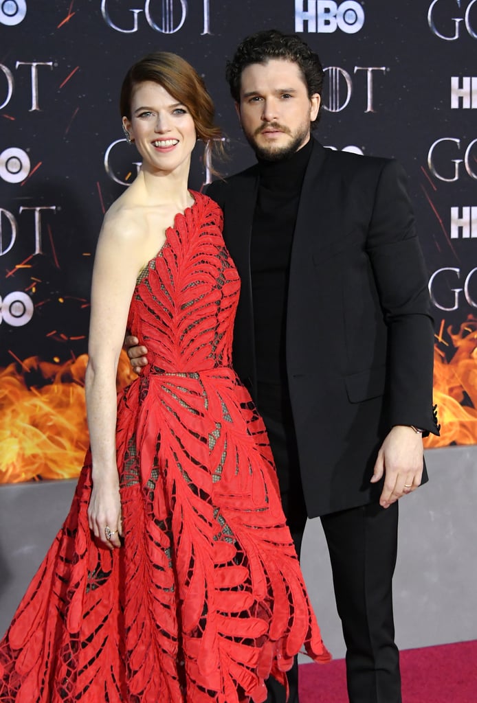 Kit Harington Rose Leslie at Game of Thrones Premiere 2019