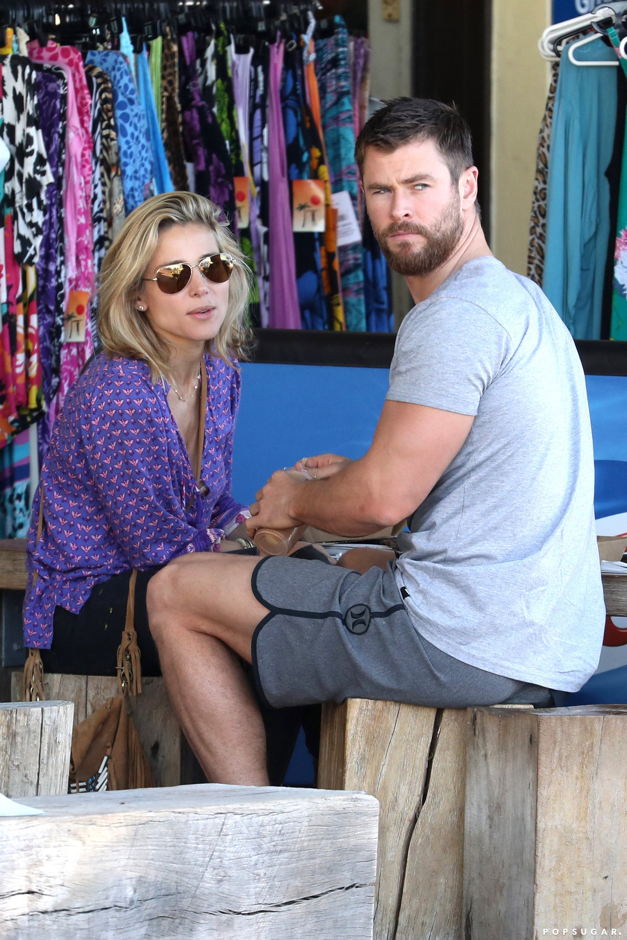 Chris Hemsworth And Elsa Pataky In Australia July 2016 Popsugar