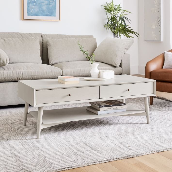 West Elm Mid-Century Storage Coffee Table