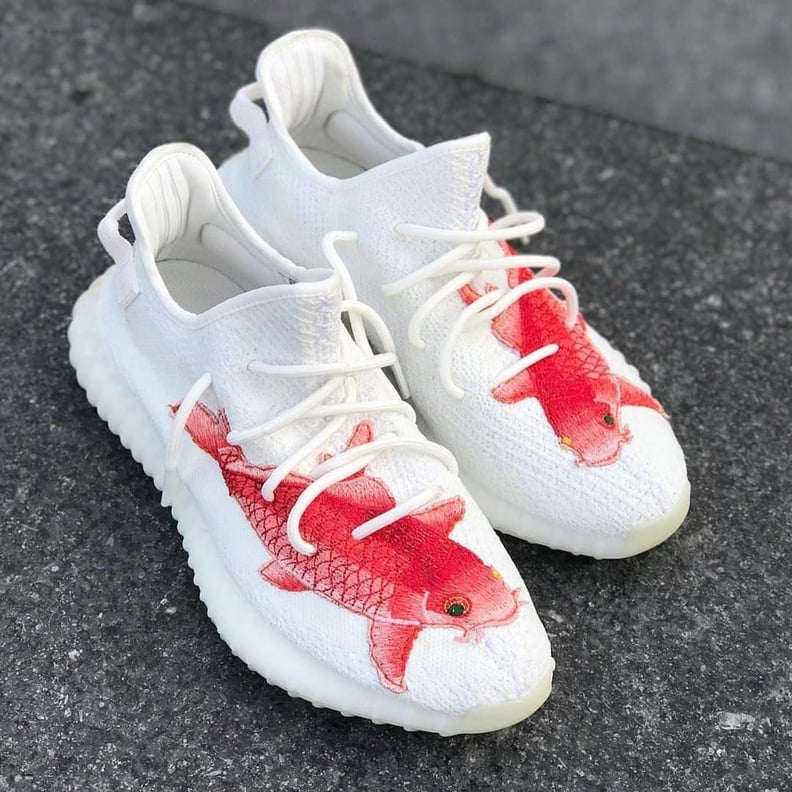 How To: Red Yeezy 350 Boost Custom + On Feet