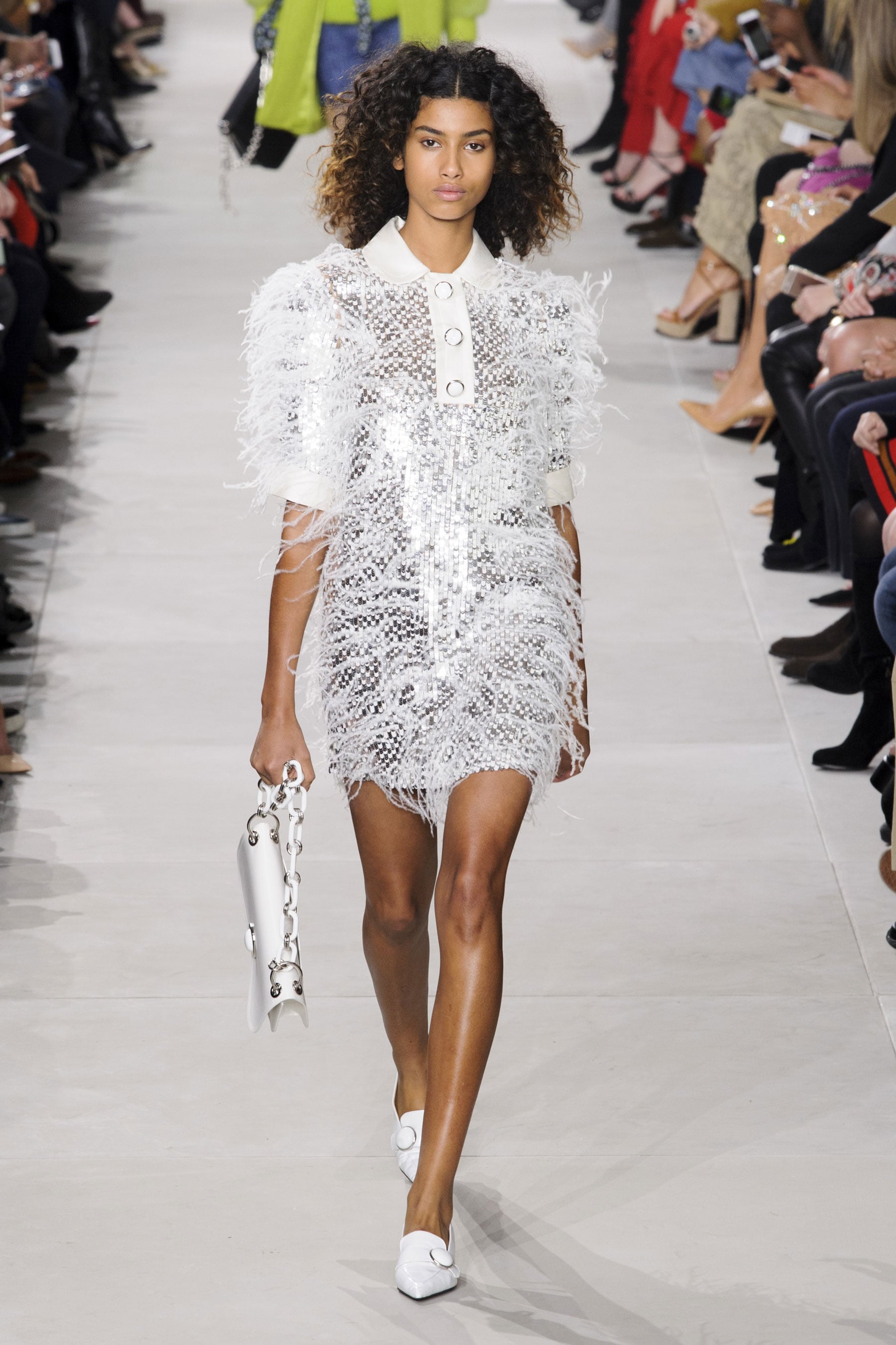 Michael kors 2024 feather dress