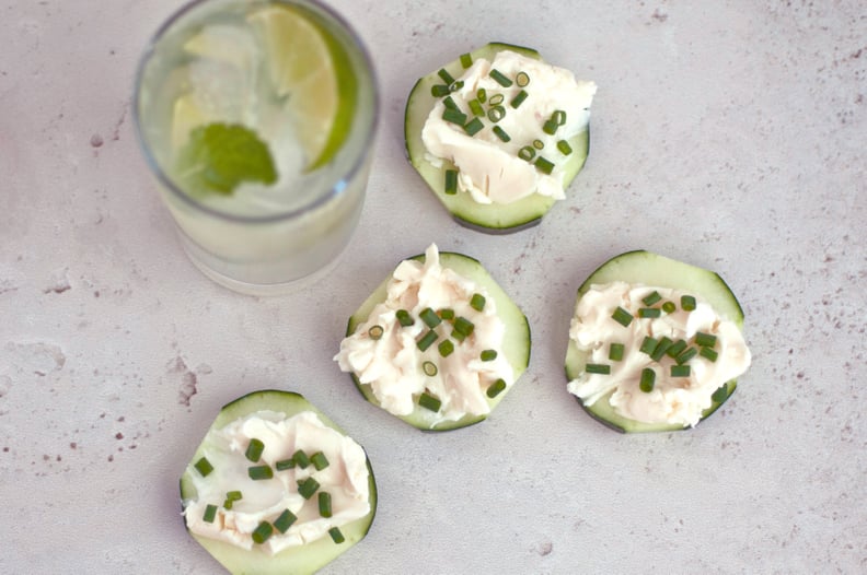 Mint Limeade + Cucumber French Onion Rounds