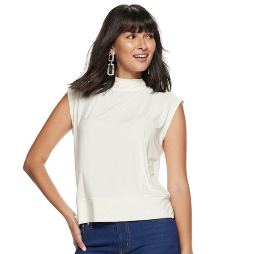 Nine West Extended Shoulder KnotBack Top Ciara Is the Face of Nine