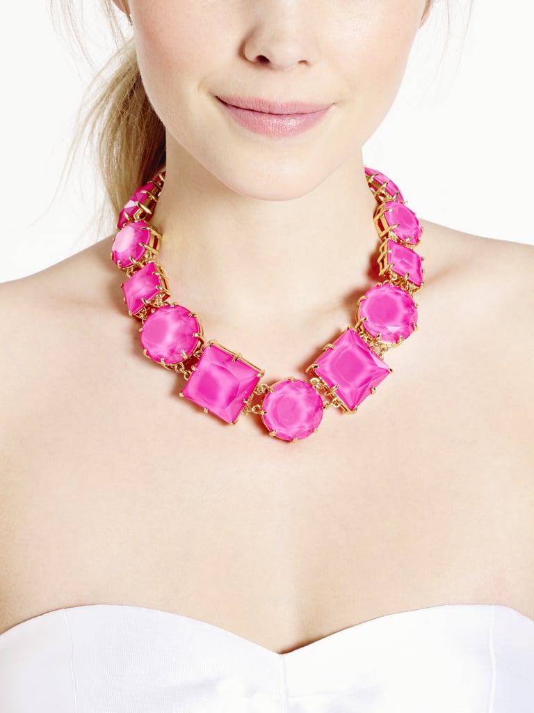 Kate Spade New York Large Pink Stone Crystal Kaleidoscope Necklace ($129, originally $295)