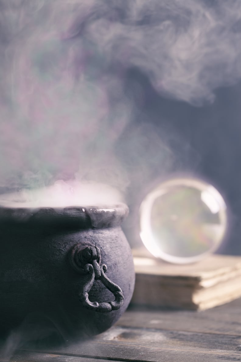 Spooky Cauldron iPhone Wallpaper