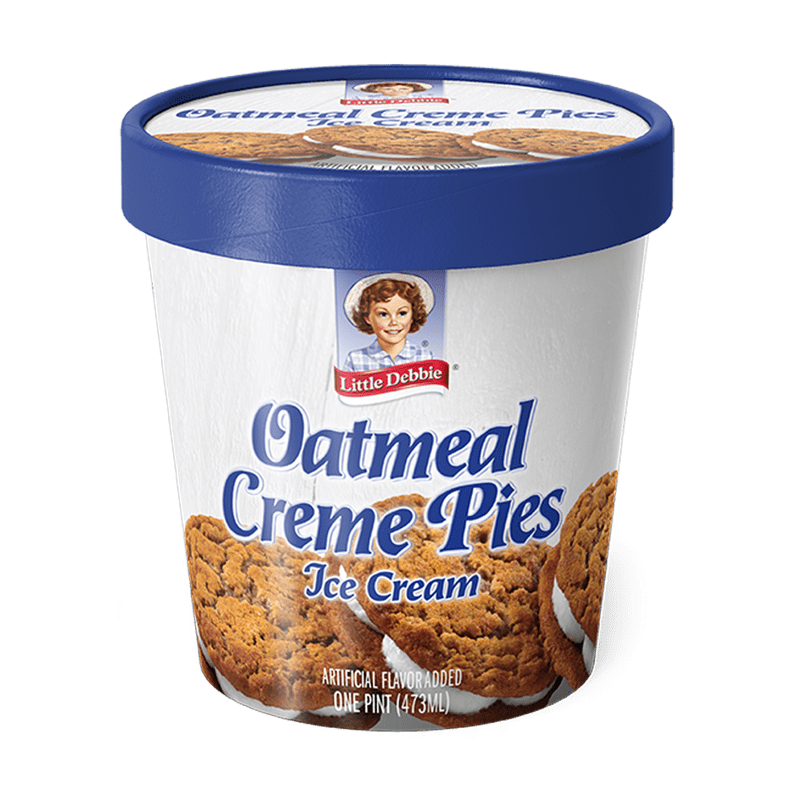 Little Debbie Oatmeal Creme Pie Ice Cream Pint